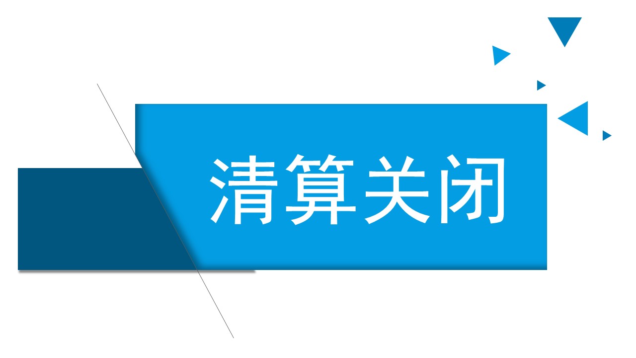 北京证券清算关闭工作